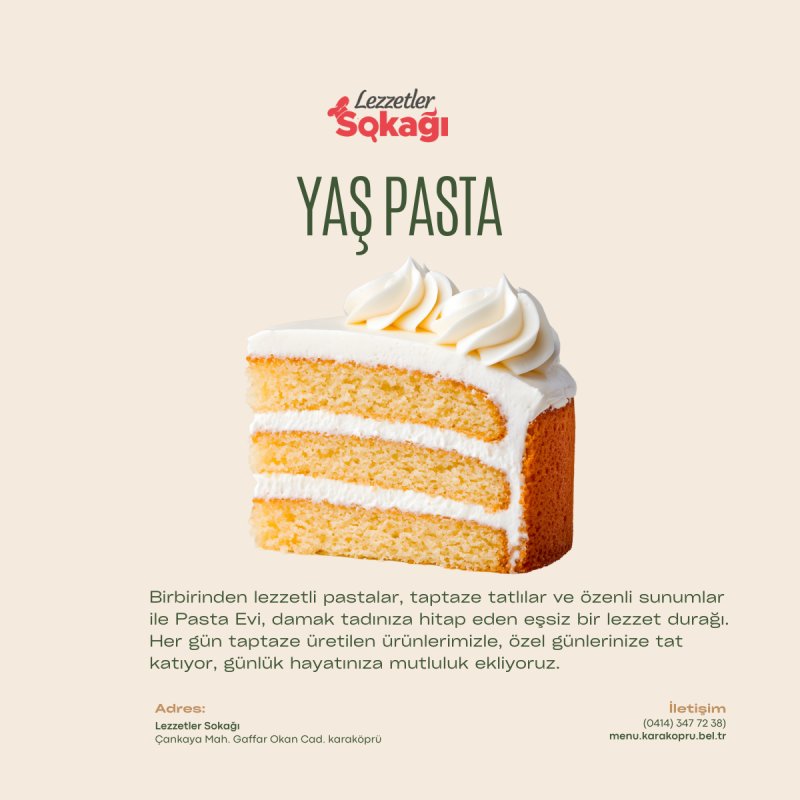 YAŞ PASTA
