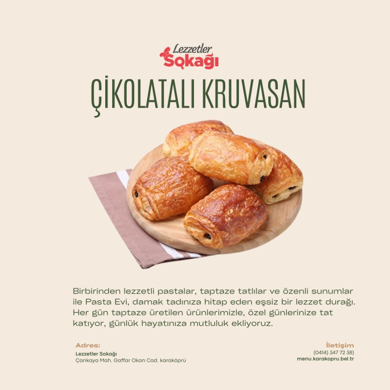 ÇİKOLATALI KRUVASAN