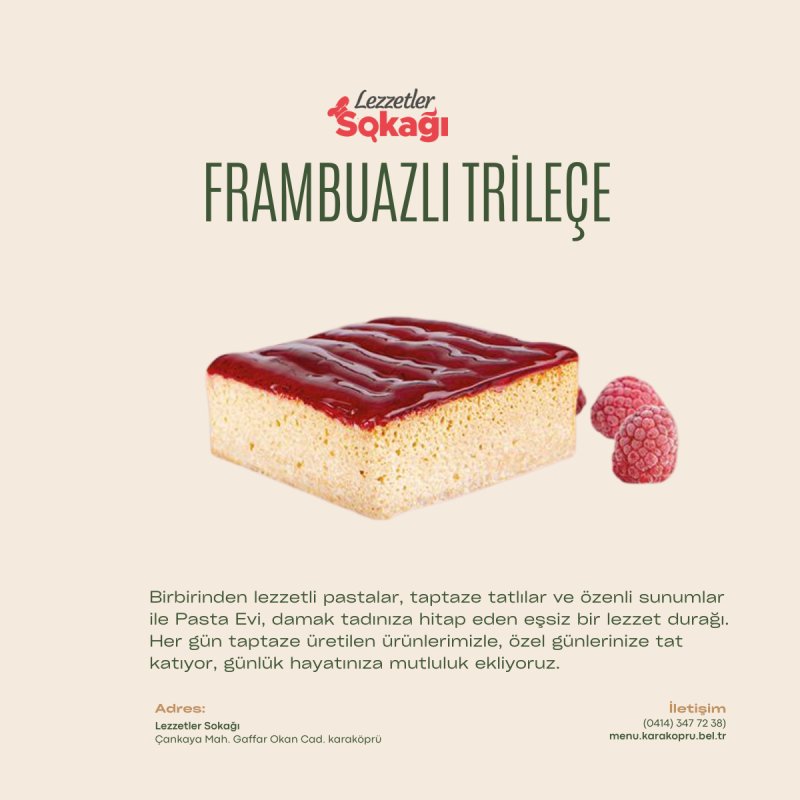 FRAMBUAZLI TRİLEÇE